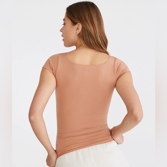 NWT Aeropostale Seriously Soft Sculpt Square-Neck Tee - Picture 4 of 8